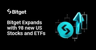 Bitget deepens collaboration with ondo with 98 new us stocks and etfs as they surpass $2b in daily tv