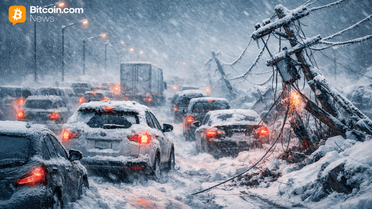 Report: arctic storm front disrupts us bitcoin mining, block times stretch past 12 minutes