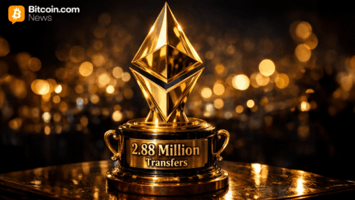 Ethereum daily transaction count hits record high while fees stay flat