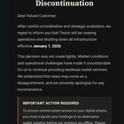 Oh no, gasp, trezor is shutting shop, whatever will we do? /s