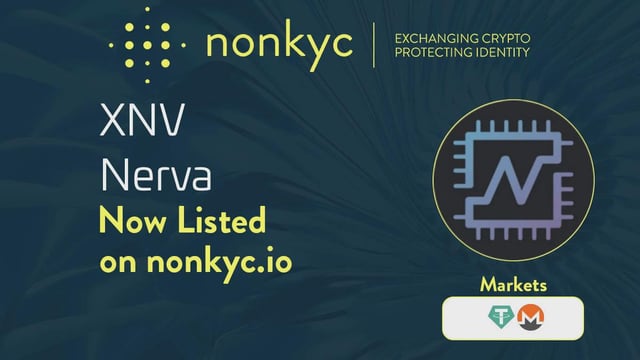Nerva (xnv) relisted on nokyc — update