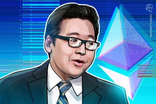 Ether set for another ‘v shaped recovery,’ tom lee says