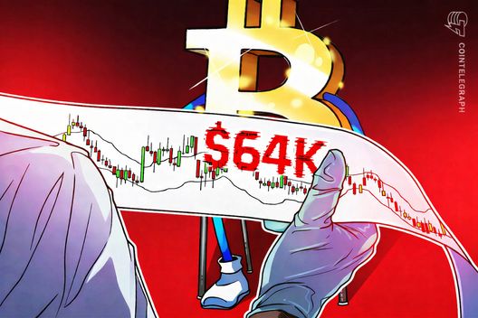 Bitcoin slips under $64k as record high selling intensifies: where is the bottom?