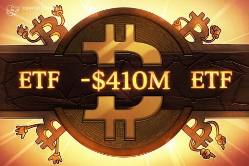 Bitcoin etfs bleed $410m as standard chartered slashes btc target