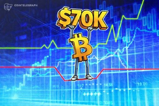 Bitcoin stays pinned below $70k as btc’s negative funding rate flashes warning sign