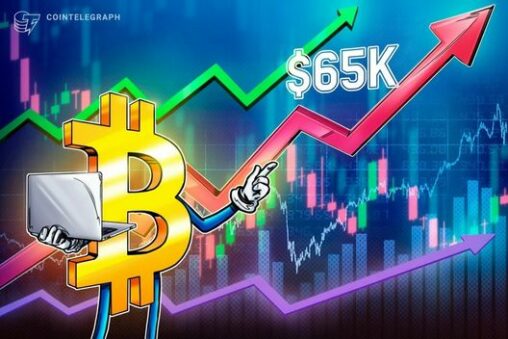 Bitcoin captures $65k after us stocks rebound from ai sell off: will it hold?