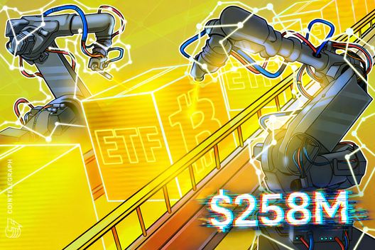 Bitcoin etfs post $258m inflows as institutional q4 selling hits 25,000 btc