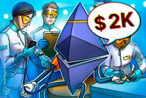 Ethereum reclaims $2k as volatility spike backs eth price recovery