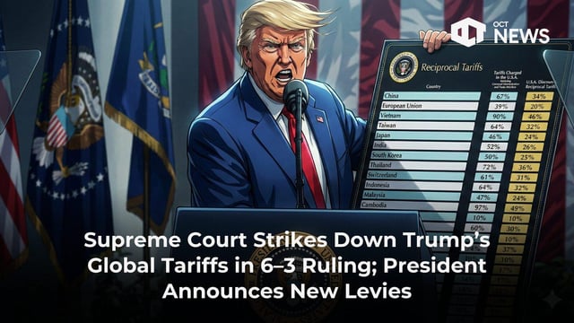 Supreme court blocks trump tariffs in 6–3 shock ruling