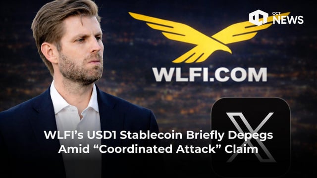 Wlfi’s usd1 stablecoin briefly depegs amid “coordinated attack”