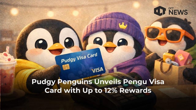 Pudgy penguins launch new visa card its cute