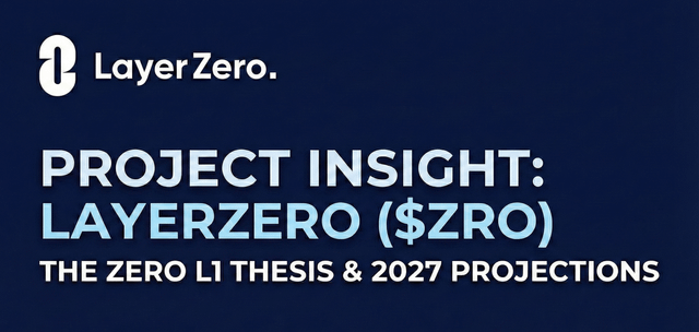 Project insight: layerzero ($zro) & the zero l1 thesis (2026 2027)