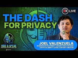 Joel valenzuela from dash on the hide & speak livestream today (2/28) at 4pm est