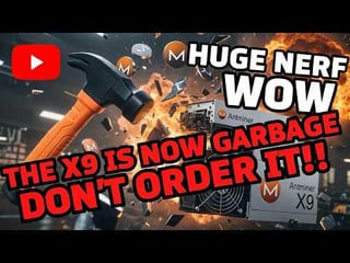 X9 monero miner about to get a huge nerf?
