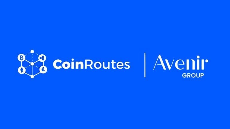 Coinroutes secures strategic investment and partnership from avenir group to advance institutional digital asset trading