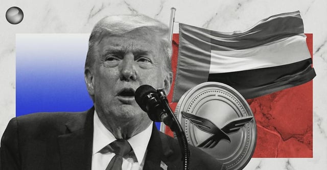 Uae backed fund bought 49% of trump's new shitcoin for $500m! lol
