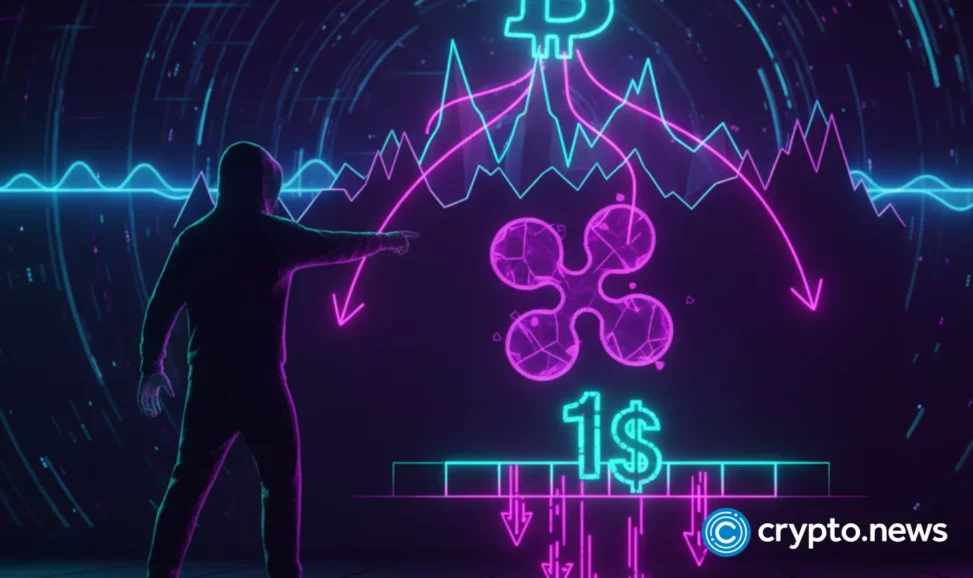 Xrp price could fall below $1 if bitcoin reaches certain level