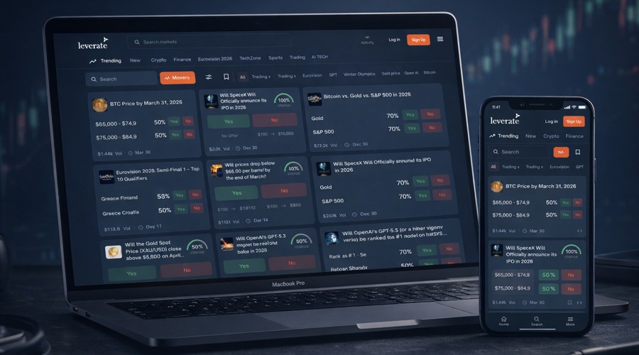 Leverate opens prediction markets platform to brokers as sector volumes hit records