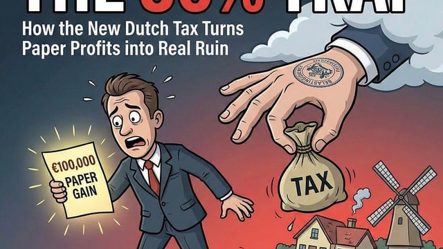 The 36% trap: how the new dutch tax on bitcoin turns paper profits into real ruin. mp michel hoogeveen's mathematical proof that taxing unrealized gains can wipe out 28% of your portfolio—leaving you poorer than when you started.