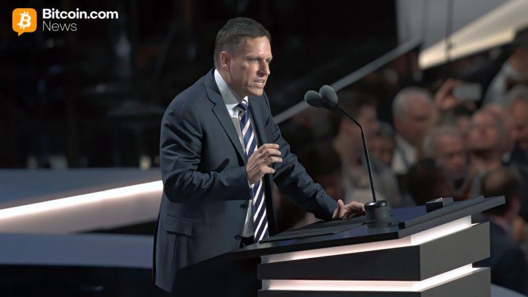 Peter thiel exits ethzilla as firm pivots to jet engine tokenization