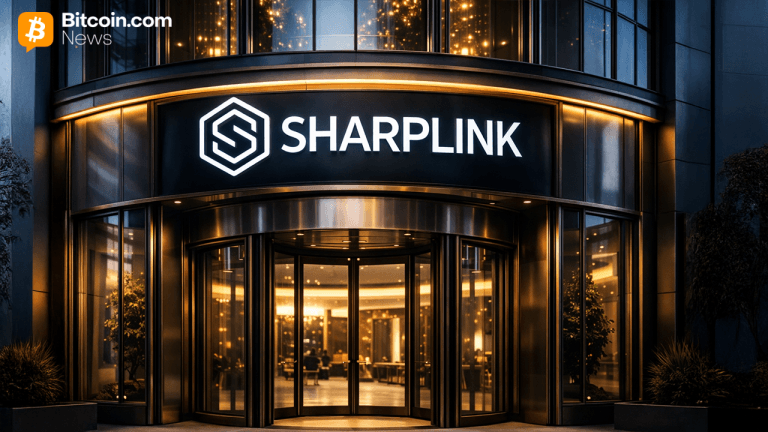 Sharplink’s eth stack nears 870k as institutions claim 46% stake