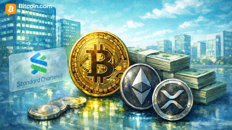 Standard chartered cuts btc, eth, xrp, sol forecasts