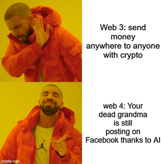 Imagine just finding out that we skipped web 3 and moved straight to web 4.
