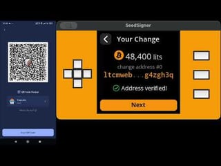 Using a seedsigner to sign a ltc mweb transaction generated by cake wallet (in air gap mode)