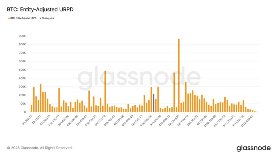 Traders snapped up nearly 600,000 btc as bitcoin dipped below $70,000, blockchain data show