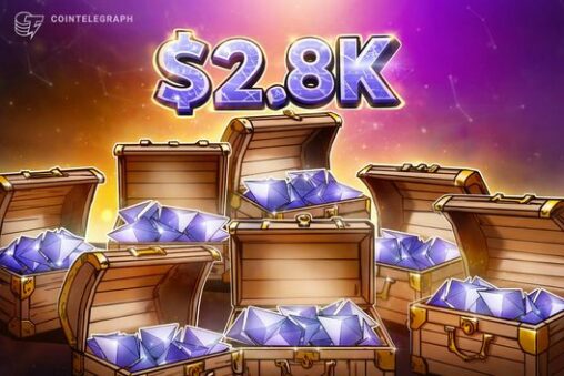 Ether accumulation data predicts rally to $2.8k, but there’s a catch