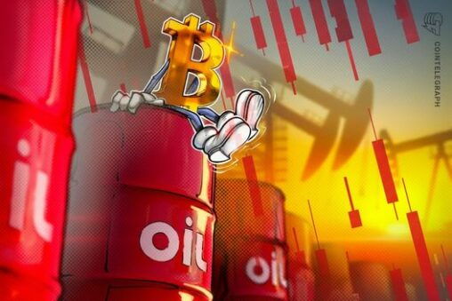 Oil prices hit 3 year high above $105: will bitcoin crash again?