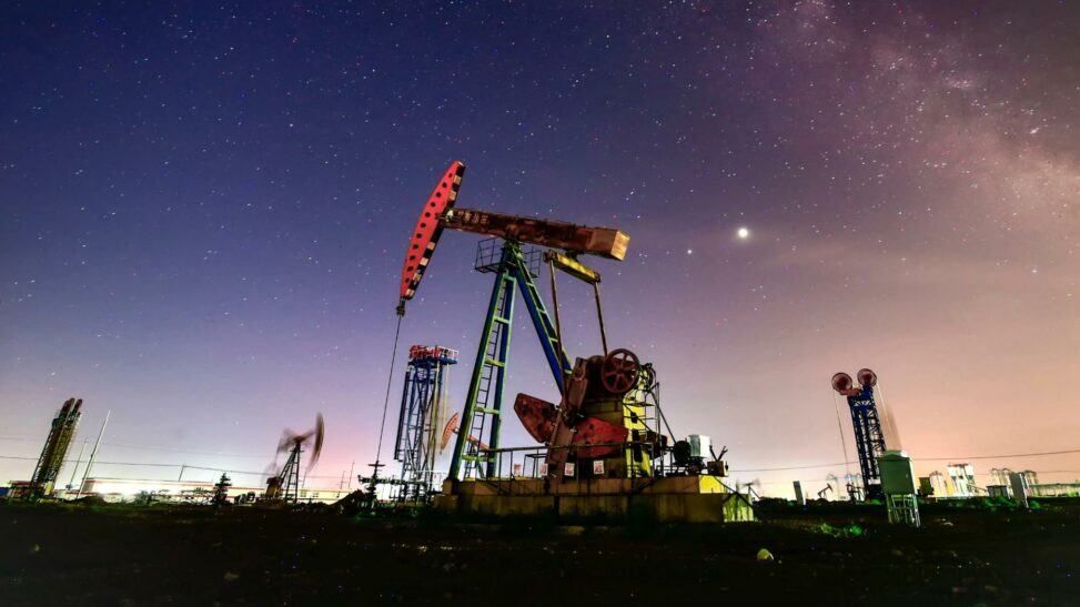 Oil futures surge 20% past $110 as war fears hammer asian stocks, bitcoin steady near $67k