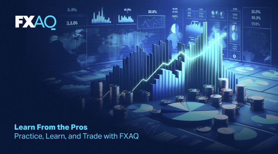 Learn from the pros: practice, learn and prop trade with fxaq