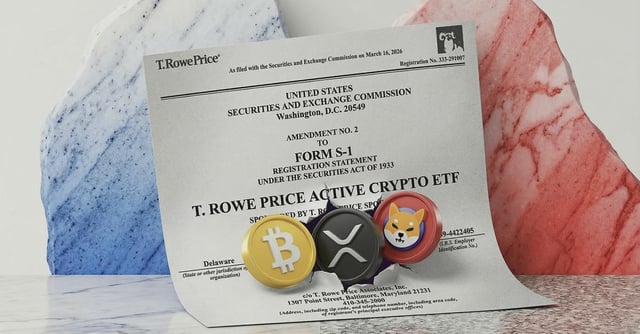 T. rowe price wants bitcoin, xrp, and shib in one etf
