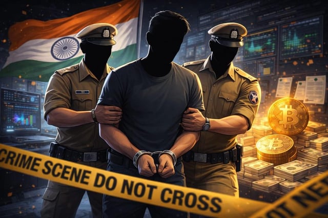 India arrests darwin labs co founder in $790m gainbitcoin crypto scam investigation