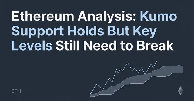 Ethereum analysis: kumo support holds but key levels still need to break