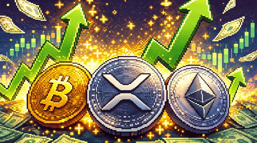 Why is xrp going up? eth and xrp prices surge as crypto rally extends to $73k bitcoin