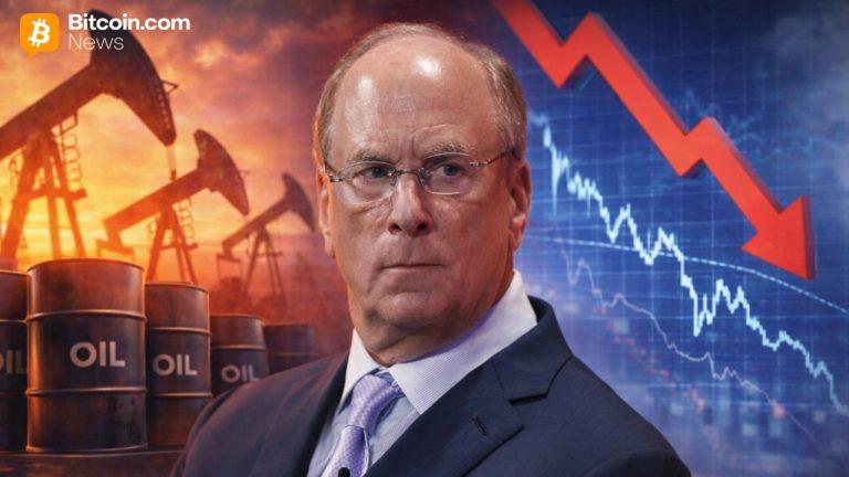 Blackrock ceo warns of global recession risk if oil hits $150