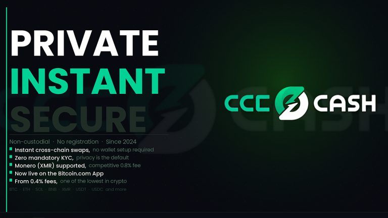 Cce.cash: a fast, private cryptocurrency exchange designed for instant cross chain transactions