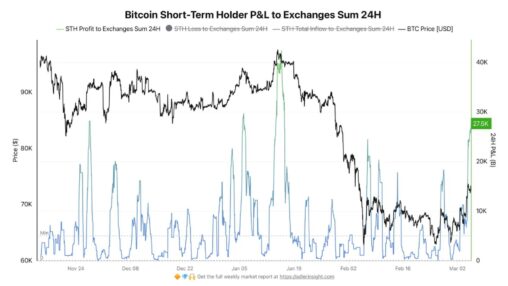 Bitcoin buyers are cashing out fast after short lived jump to $74,000