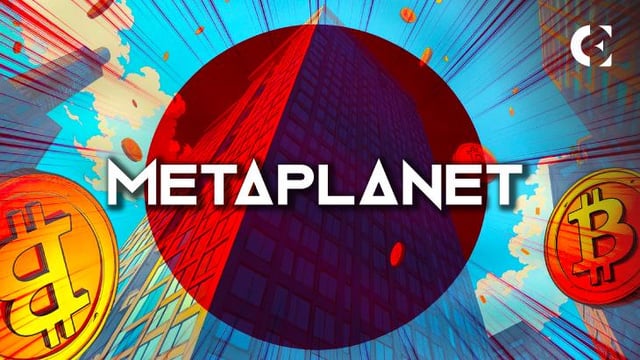 Metaplanet moves 4,986 btc as stock slides 12% following treasury shift