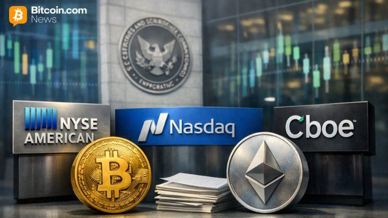 Nyse, nasdaq, cboe align crypto etf options with liquidity driven limits