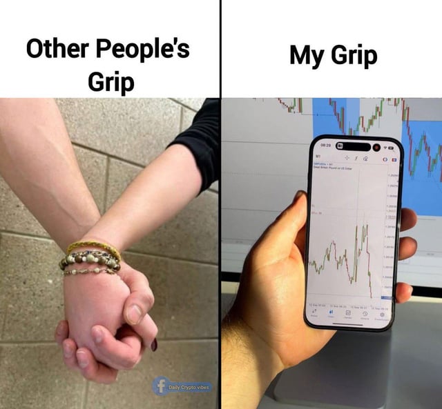 Holding hands vs holding dips...