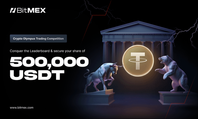 Bitmex launches crypto olympus trading competition featuring a 500,000 usdt prize pool