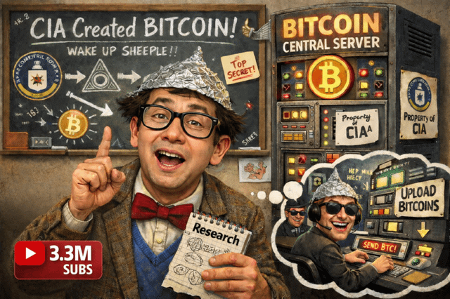 Professor jiang says the cia built bitcoin. he also thinks bitcoin has a central server. that's the story