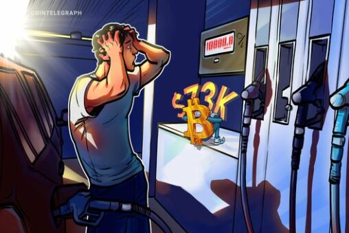 Bitcoin hits $73k as cool us cpi data shows 60 year record gas price hike