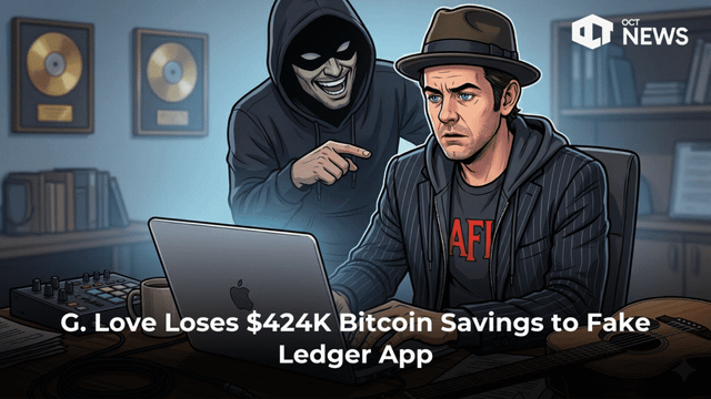 Musician g. love loses $424,000 bitcoin retirement fund to fake ledger app
