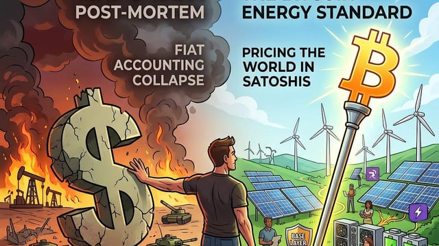The petrodollar post mortem: why the bitcoin standard is the only way to price energy after the iran war.