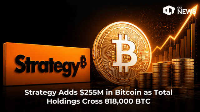 Strategy adds $255m in bitcoin while bitmine purchase $236m in eth