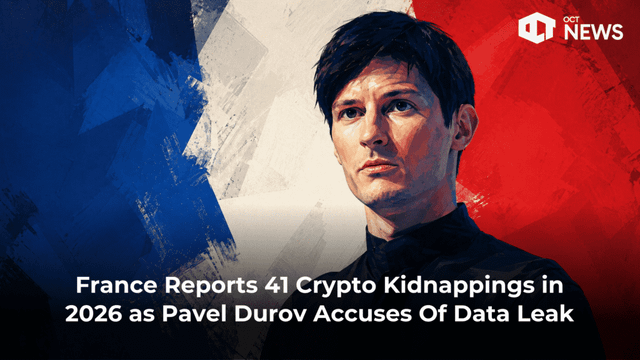 France reports 41 crypto kidnappings in 2026 as pavel durov accuses of data leak